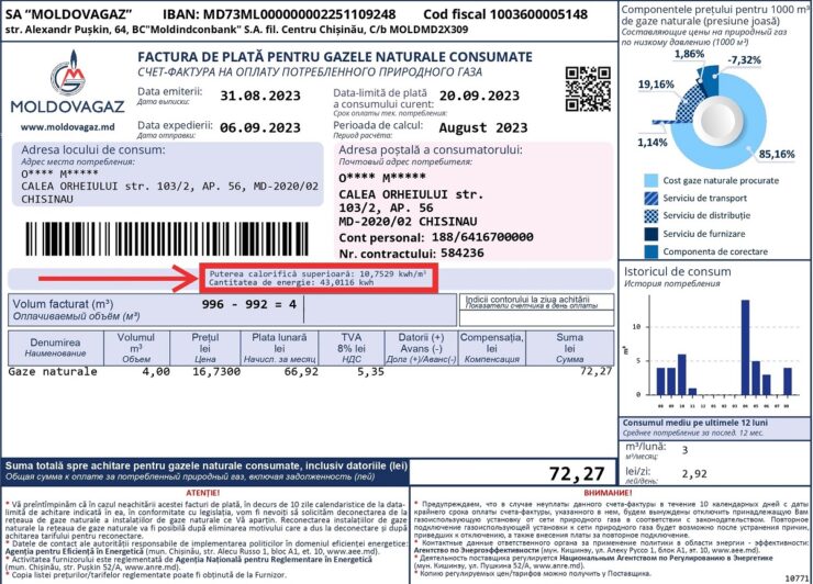 Moldova se pregătește pentru creșterea prețurilor la gaz, ceea ce va afecta economia
